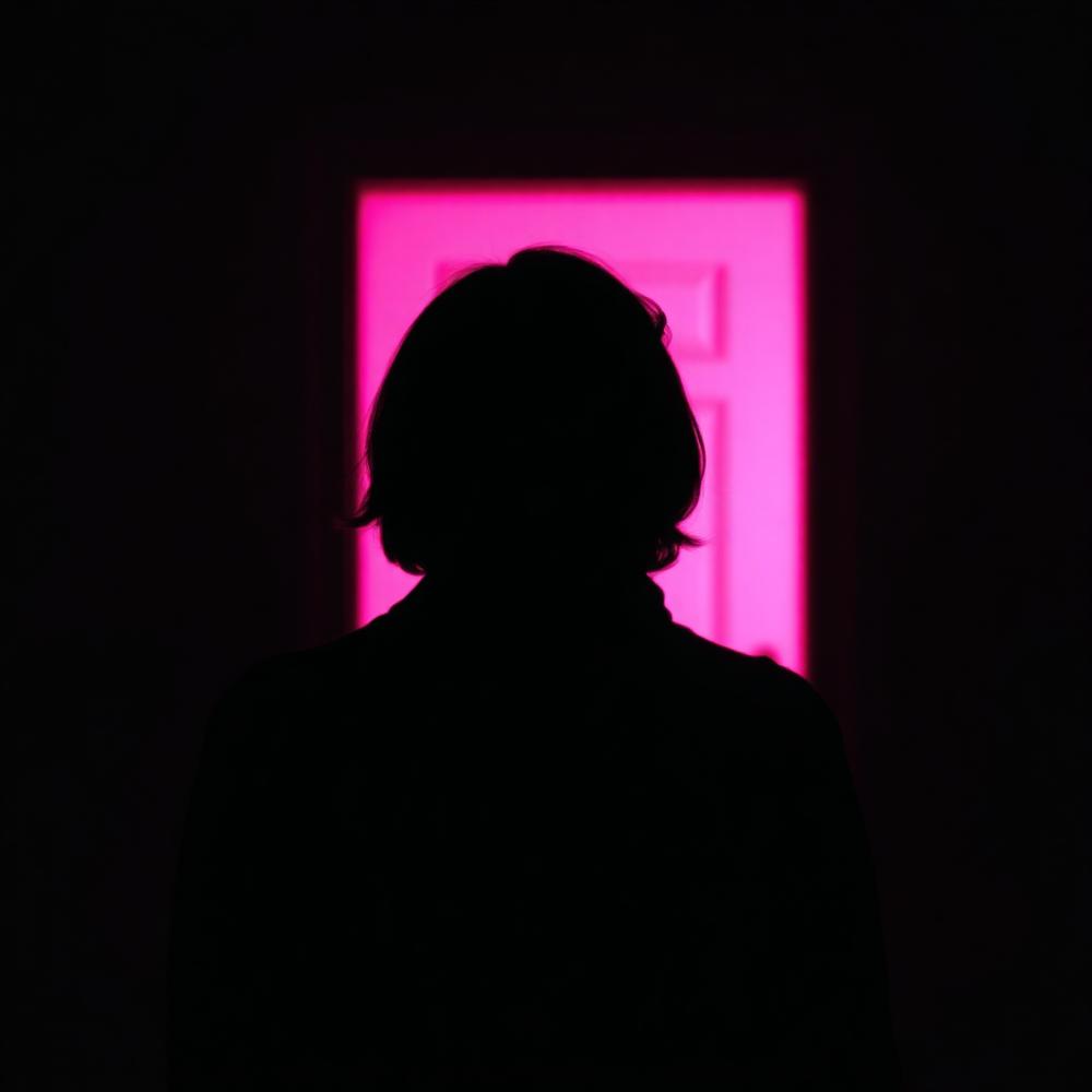 Silhouette at the door